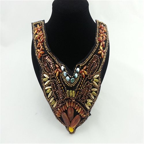 Resin Vintage Beaded Collar Necklace