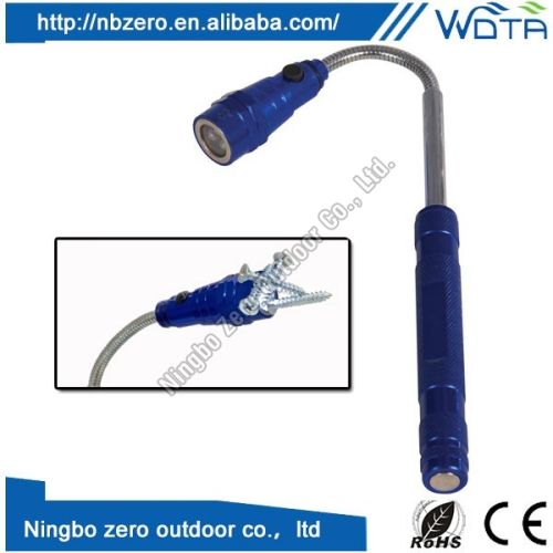 Telescoping Magnetic Flashlight With 3 LED(wt-hb8601-2)