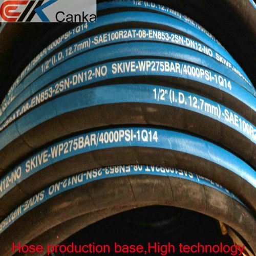 R1 R2 Hydraulic Hose, Length : 50m/roll, Packaging Type : Black