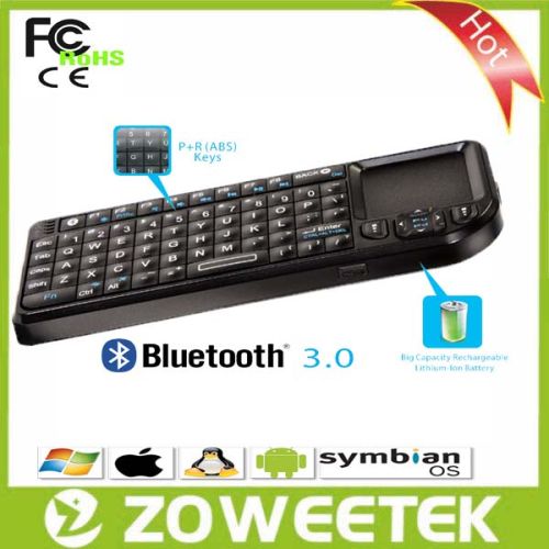 ABS keys+ Plastic shell Mini Bluetooth Keyboard