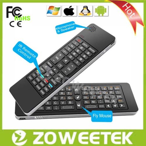 Mini Wireless Keyboard, Air Mouse, Ir Learning Remote Control
