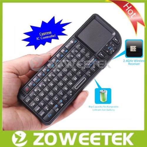 Ultra Mini Backlit Wireless Keyboard With Touchpad