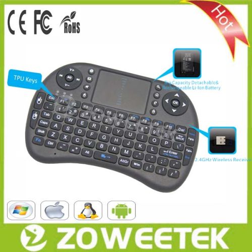TPU keys+ Plastic shell Ultra Mini Wireless Keyboard