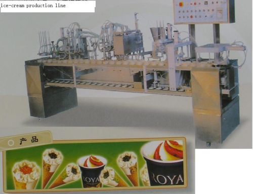 Ice Cream Machine, Ice Cream Forming Machine, Ice Cream Packing Machine