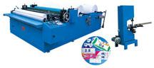 Toilet Paper Roll Folding Rewinding Packing Machine