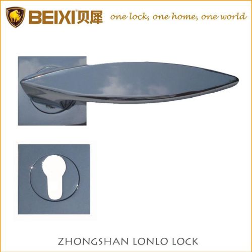 Hot Selling Reversible Zincalloy Chrome Plating Finish Door Lock Handle