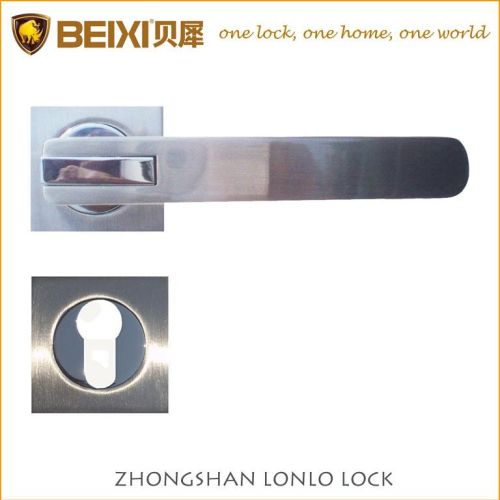 Zinc Alloy Satin Nickel, Bright Nickel Finish Door Handle