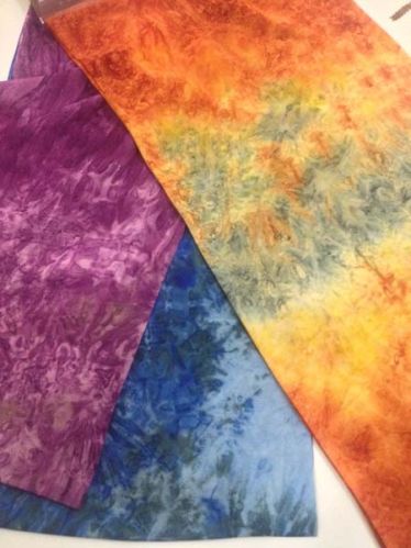 Hand Printed Chiffon Ground Fabric