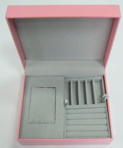 Pink Plastic Watch Jewellery Box
