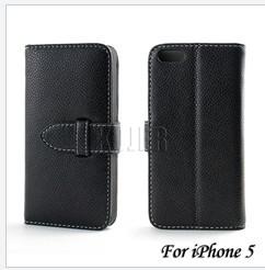 PU Phone Horizontal Flip Leather Case