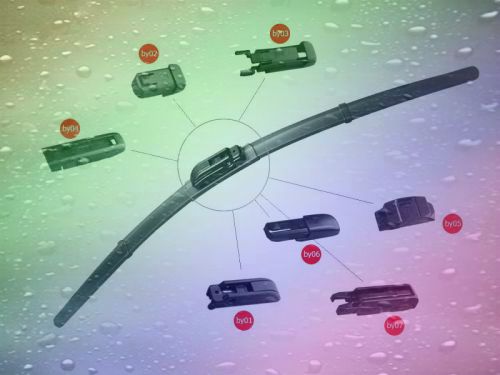 Natural rubber spring steel Washer Wiper Blade