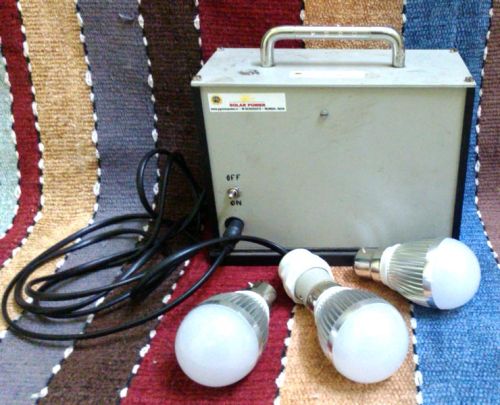 Solar DC Home Lighting System