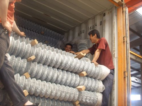 Galvanized Iron Wire High Quality Chain Link Fence, Length : 20m-50m