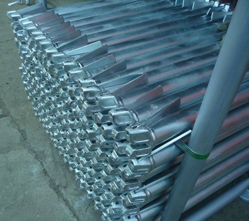 :Q235 steel Galvanized Ringlock Scaffolding Ledger/Horizontal