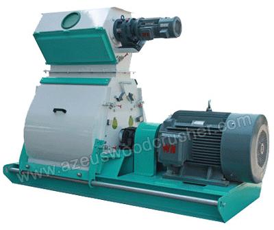 Wide Chamber Wood Hammer Mill, Power : 55-75kw/h