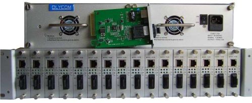 Fiber Media Converter Rack