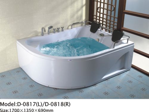 Bathtub D-0817 1700*1350*690MM, Packaging Type : white