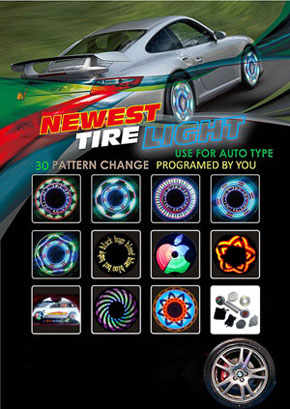 USB Programming Valve Cap Light-16led