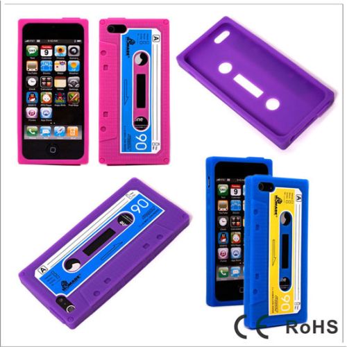 Tape Design Silicone Phone Cases for iphone5