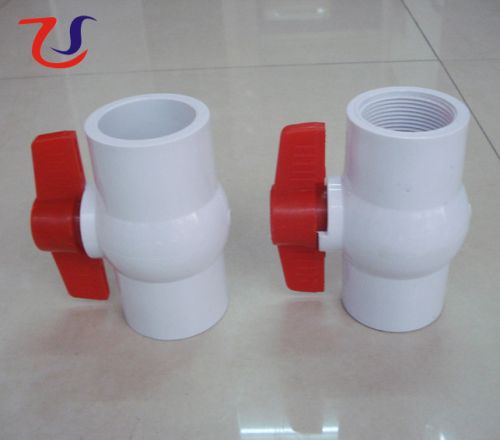 Pvc ball valve 20mm-110mm, Packaging Type : white, red, grey...