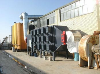 Industrial Electrostatic Filter For PVC Leather Industry