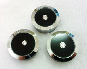 Jewelry Boxes Wholesale Free Shipping Sigle Diamond Box Gem Box Round Steel Box White Insert