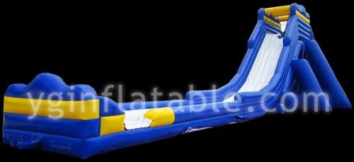 Large Blue Inflatable Water Slides