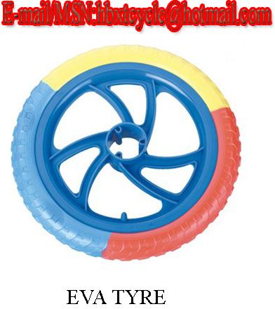 Bicycle EVA Tyre 12inch, Packaging Type : Three Color