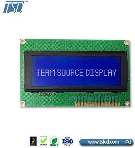 20x4 Dot-matrix LCD Module, Backlight color : blue/yg