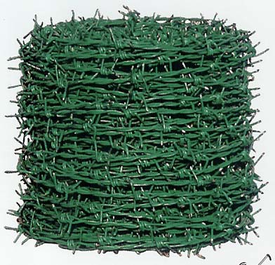 PVC Coated Barbed Wire, Packaging Type : slivery