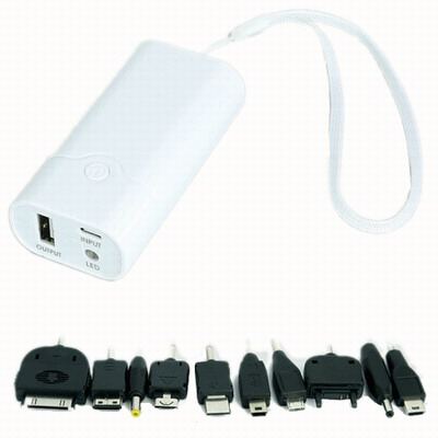 Solar Charger, Capacity : 5200mah/3.7V Li-ion Battery