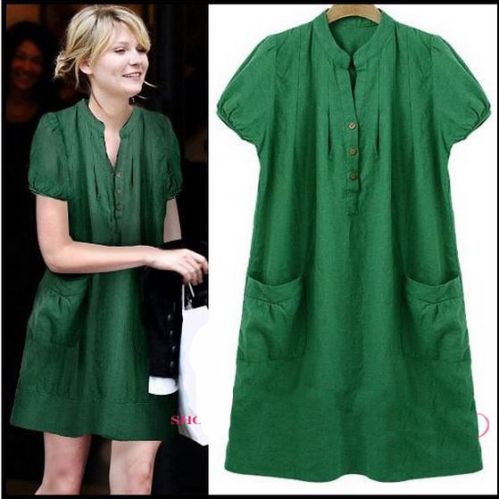 Women Regular Wear Green Dress