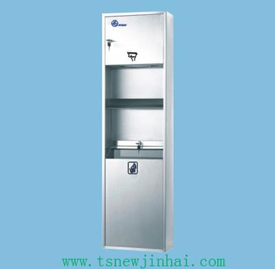 Paper Dispenser and Wastebin Combination