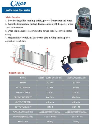 Automatic Sliding Gate Operator