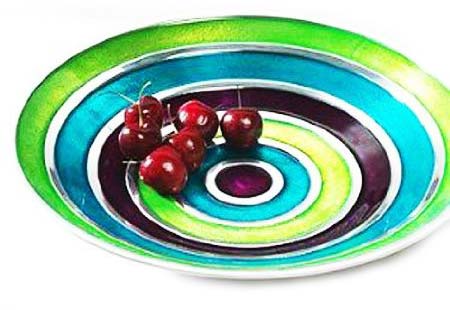 Aluminum Fruits Serving Dish, Size : 10'