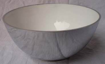 Aluminum Round Food Serving Bowl, Size : 6'