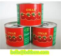 Brix: 22-24%, 70g*100tins/carton, Canned Tomato Paste