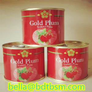 Brix:28-30 Canned Tomato Paste,400g*24tin/carton