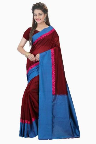 DIVINE RED PURE SILK SAREE