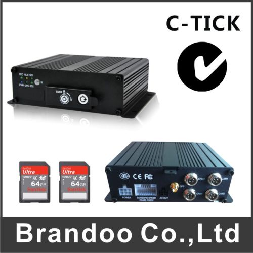 Inexpensive Dual SD Card Mobile DVR, Bus DVR,Taxi DVR,Support GPS