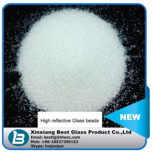 Reflective Glass Beads For Road Marking, Packaging Type : colorless