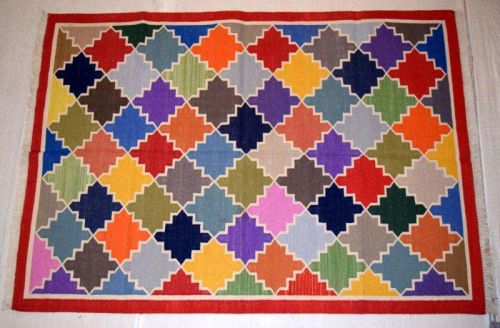 Arihant23 Cotton Durries, For Home, Hotel, Marriage, Parties, Size : 40x30inch, 40x40Inch, 45x35inch