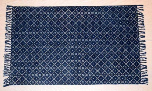 Rectangular Cotton Printed 0020arihant Arts, For Floor Rug, Design : Sanganeri