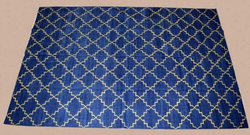 Flat Weave Cotton Area Rug, For Homes, Offices, Parties, Size : Multisize, 8x10 Feet