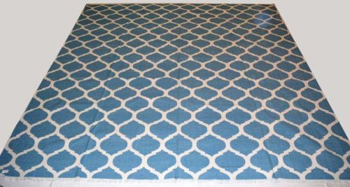 Attractive Pattern Cotton Flat Weave Rug, For Homes, Offices, Hotel, Size : Multisize, 4x6 Feet