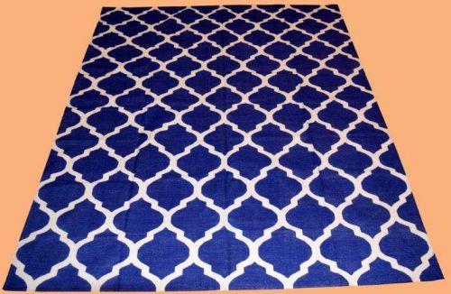 Attractive Pattern Cotton Trellis Rug, For Homes, Offices, Parties, Size : Multisize, 4x6 Feet