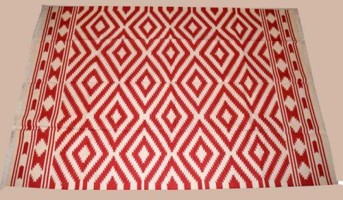 VICD0105 Arihant Art Cotton Rugs, For Home, Hotel, Office, Restaurant, Technics : Hand Made, Handloom