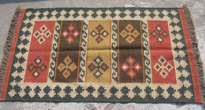 Rectangle 04 Wool Jute Rugs, For Hotel, Restaurant, Indoor Decoration, Size : 4x6 Feet