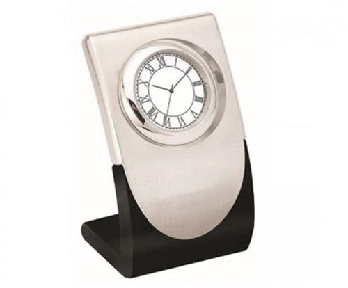 RD Promos Silver Desk Clock