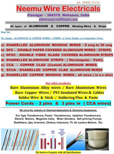 Super Aluminium Enamel Winding Wires